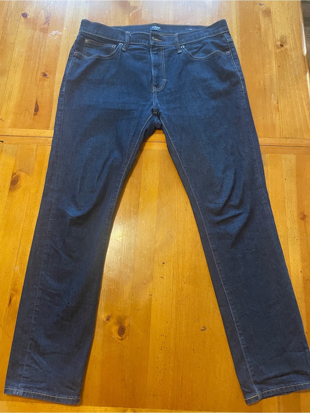 J. Crew Men’s flex Slim Straight Dark Blue Jeans 34 30